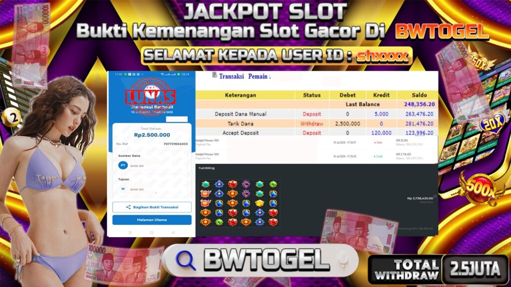 BUKTI JACKPOT SLOT STARLIGHT PRINCES 1000 TERPERCAYA DI INDONESIA TGL 10-07-2024