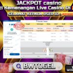 BUKTI JACKPOT LIVE CASINO BACCARAT 12 TERPERCAYA DI INDONESIA TGL 24-08-2024