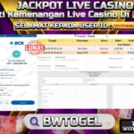 BUKTI JACKPOT ROULETTE LUCKY 6 TERPERCAYA DI INDONESIA TGL 05-09-2024