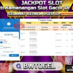 BUKTI JACKPOT SLOT BAKERY BONANZA TERPERCAYA DI INDONESIA TGL 05-12-2024